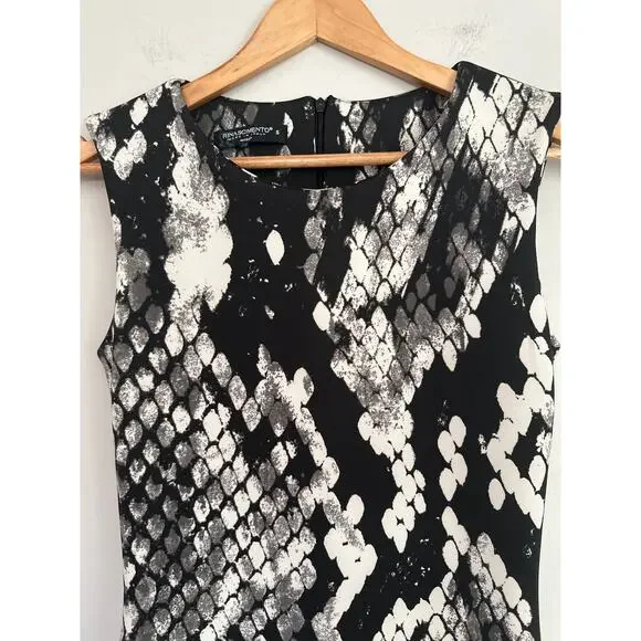 Rinascimento Made In Italy Womens Size S Dress Sleeveless Bodycon Print - Picture 2 of 10